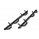 N-Fab Nerf Bar - Truck Wheel to Wheel Black Gloss Textured Powder Coated Steel Round - C17102QC6