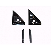 Street Scene Exterior Mirror Bracket Black ABS Plastic Set Of 2 - 95013110