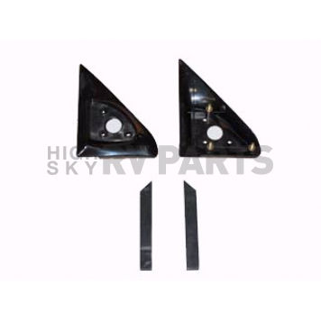 Street Scene Exterior Mirror Bracket Black ABS Plastic Set Of 2 - 95013110