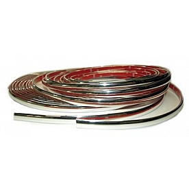 Cowles Products Fender Trim - Full Wheel Well PVC Plastic Chrome Plated - 37550