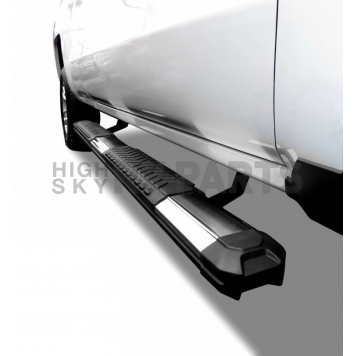 Black Horse Offroad Running Board Aluminum Stationary Polished - RNGMSIL85-2