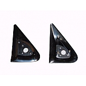 Street Scene Exterior Mirror Bracket Black ABS Plastic Set Of 2 - 95013810