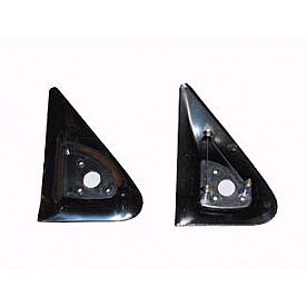 Street Scene Exterior Mirror Bracket Black ABS Plastic Set Of 2 - 95013810