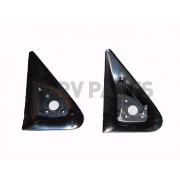 Street Scene Exterior Mirror Bracket Black ABS Plastic Set Of 2 - 95013810