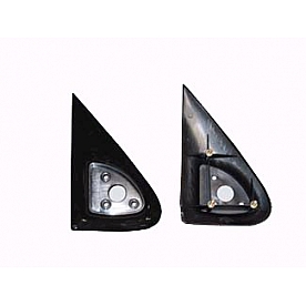Street Scene Exterior Mirror Bracket Black ABS Plastic Set Of 2 - 95013910
