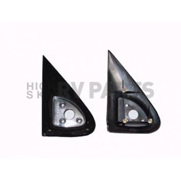 Street Scene Exterior Mirror Bracket Black ABS Plastic Set Of 2 - 95013910