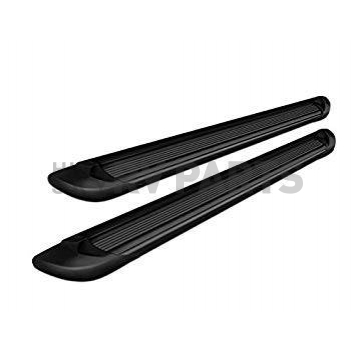 Black Horse Offroad Running Board Aluminum Stationary Black - TRG478