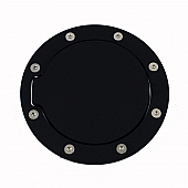 All Sales Fuel Door - Round Aluminum - 6044GK