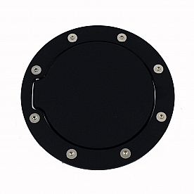 All Sales Fuel Door - Round Aluminum - 6044GK