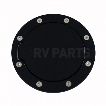 All Sales Fuel Door - Round Aluminum - 6044GK