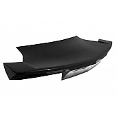 Harwood Fiberglass Trunk Lid - Lift Off Fiberglass Black - B12501