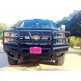 Bodyguard Bumper T2 Extreme 1-Piece Type Steel Black - EEC15BYFRT