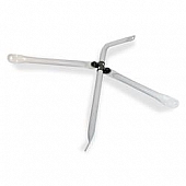 Velvac Exterior Mirror Bracket White - 713118