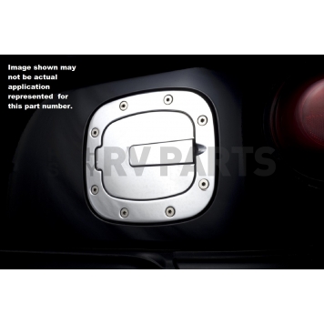 All Sales Fuel Door - Square Aluminum - 6046KCL-1