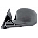 CIPA USA Exterior Mirror Rectangular Electric Black Single - 22095
