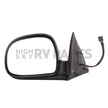 CIPA USA Exterior Mirror Rectangular Electric Black Single - 22095-1