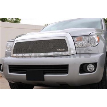T-Rex Truck Products Grille Insert - Mesh Trapezoid Polished Stainless Steel - 54903