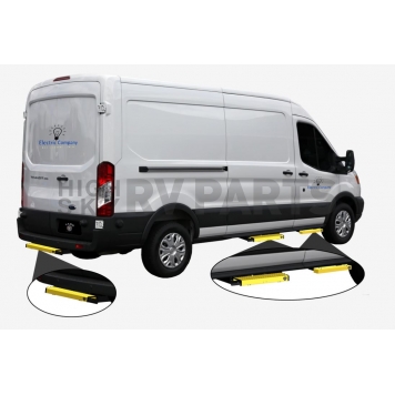 Carr Truck Step Yellow Powder Coated Galvanized Steel - 501087-1
