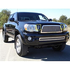 T-Rex Truck Products Grille Insert - Mesh Rectangular Polished Stainless Steel - 54937