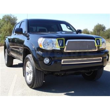 T-Rex Truck Products Grille Insert - Mesh Rectangular Polished Stainless Steel - 54937