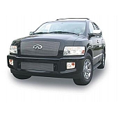 T-Rex Truck Products Grille Insert - Horizontal Bar Rectangular Polished Aluminum - 20791