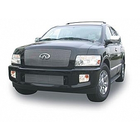 T-Rex Truck Products Grille Insert - Horizontal Bar Rectangular Polished Aluminum - 20791