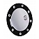 All Sales Fuel Door - Round Aluminum - 6093GKCL
