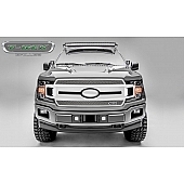T-Rex Truck Products Grille Insert - Mesh Rectangular Polished Stainless Steel - 54710