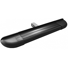 Romik USA Van Access Step  Black With Black End Caps Aluminum - 201419