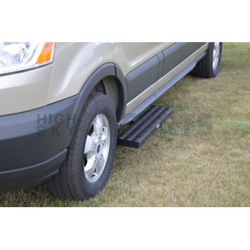 Owens Products Running Board Black Textured Powder Coated Aluminum Stationary - 823781412-2