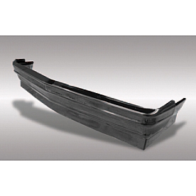 Harwood Fiberglass Bumper 1-Piece Black - 23050