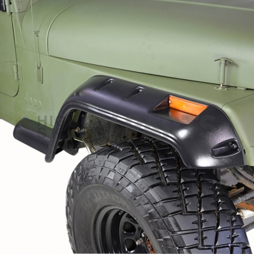 Paramount Automotive Fender Flare - Black ABS Smooth Plastic Black Set Of 4 - 580302-2