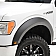 Paramount Automotive Fender Flare - Black ABS Textured Plastic Black Set Of 4 - 18294RS
