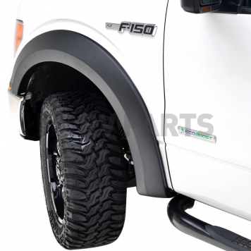 Paramount Automotive Fender Flare - Black ABS Textured Plastic Black Set Of 4 - 18294RS-1