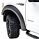Paramount Automotive Fender Flare - Black ABS Textured Plastic Black Set Of 4 - 18294RS