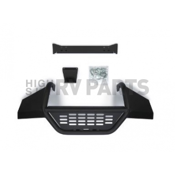 Warn Bumper 1-Piece Design Steel Black - 83338-1