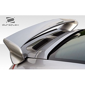 Extreme Dimensions Spoiler - Custom Primered Fiberglass Black - 105146