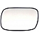 Help! By Dorman Exterior Mirror Glass Rectangular Power Single - 56291
