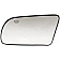 Help! By Dorman Exterior Mirror Glass Rectangular Power Single - 56536