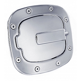 All Sales Fuel Door - Square Aluminum - 6071P