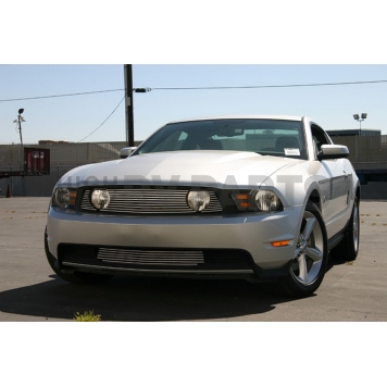 Street Scene Grille Insert - Horizontal Bar Aluminum Polished - 95080691-1