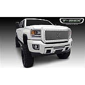 T-Rex Truck Products Grille Insert - Mesh Rectangular Polished Stainless Steel - 6712110