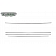 T-Rex Truck Products Grille Insert - 4 Piece Horizontal Round Style Rectangular Black Powder Coated Billet Aluminum - 6211233