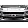 T-Rex Truck Products Grille Insert - 4 Piece Horizontal Round Style Rectangular Black Powder Coated Billet Aluminum - 6211233