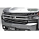 T-Rex Truck Products Grille Insert - 4 Piece Horizontal Round Style Rectangular Black Powder Coated Billet Aluminum - 6211233