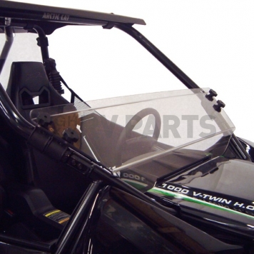Kolpin Windshield - Half-Fixed Polycarbonate Clear - 2461-1