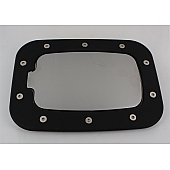All Sales Fuel Door - Square Aluminum - 6058GKC