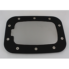 All Sales Fuel Door - Square Aluminum - 6058GKC