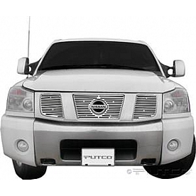 Putco Grille Insert - Polished Aluminum Rectangular - 91127