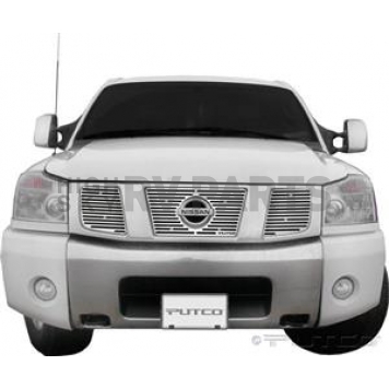 Putco Grille Insert - Polished Aluminum Rectangular - 91127